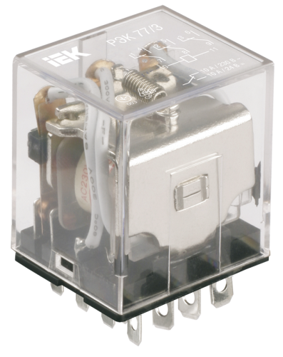 IEK Реле РЭК78/4(MY4) 3А 220В AC