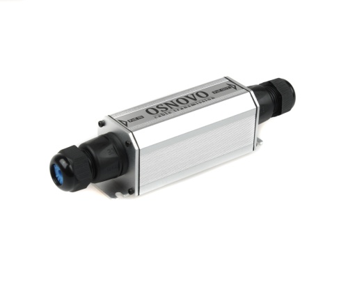 OSNOVO Уличный PoE удлинитель 10M/100M/1000M Gigabit Ethernet до 500м (до 22W)