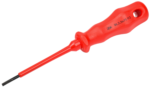 IEK ARMA2L 3 Отвертка диэлектрическая SL2,5х75 K2